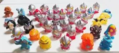 平成7年　当時物　ウルトラマン ソフビ38個　当時チラシ-チケット付きのサムネイル