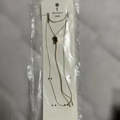 GU スライドチェーンナローネックレス　ゴールドのサムネイル
