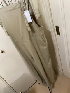 PAGEONE オーバーサイズサロペット新品タグ付　ベージュ