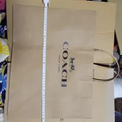 COACH 大きな紙袋　40×30