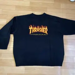 THRASHER スラッシャー　フレイムロゴ　ニット　セーター