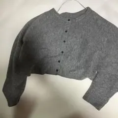 GU レディース 長袖 カーディガン グレー