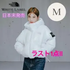 THE NORTH FACE ショート丈グロッシーRDSダウンジャケット M 白