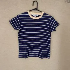 L.L.Bean ネイビー・ストライプ 半袖Tシャツ Mのサムネイル