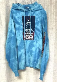 タイダイ染め プリント パーカー