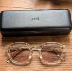 JINS クリアフレーム カラーレンズ メガネブラウン
