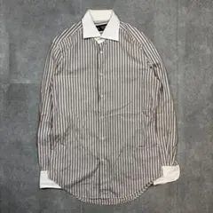ワイシャツ Maker's Shirt鎌倉 ストライプ クレリック ビジネスのサムネイル