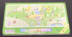 新品未開封・三菱 色鉛筆 12色 セット 動物デザイン