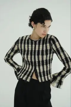 CLANE クラネ　SHIRRING DESIGN BLOUSE サイズ1