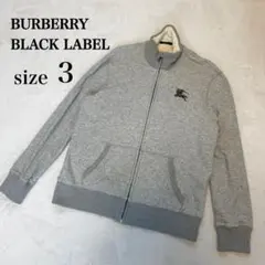 BURBERRY BLACK LABEL ボワ　ジャケット　ロゴ　グレー