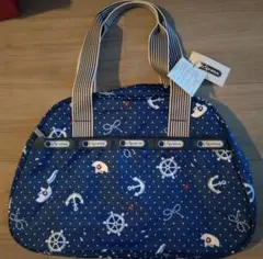 LeSportsac 海洋テーマ ボストンバッグ