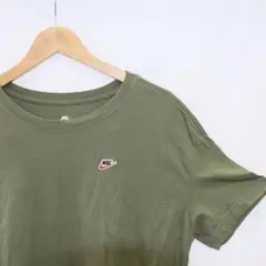 【海外古着】NIKE ナイキ Tシャツ XL カーキー 緑