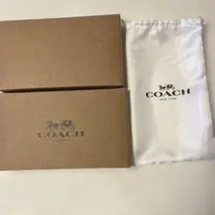 COACH ギフト箱と保存袋 セット　コーチ長財布用　空き箱・布袋・附属品