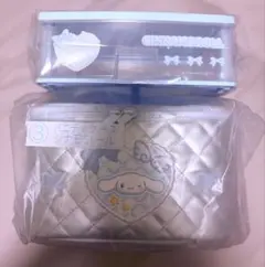 サンリオキャラクターズ当たりくじ ③バニティケース ㉕チェスト シナモロール