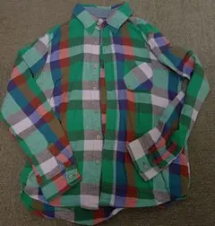 CUBE SUGAR チェック柄 長袖シャツ ネルシャツ