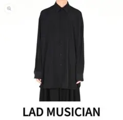 LAD MUSICIAN デシンスーパービッグシャツ黒 ラッドミュージシャン
