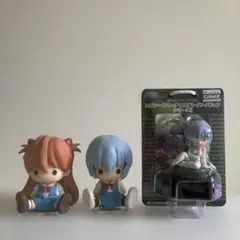 エヴァンゲリオン　PETADOLL アスカ　レイ　ミニディスプレイフィギュアのサムネイル