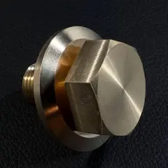 ★長期保管品 真鍮製 デコウインカーボルト Z1 Z2 デコボルト 当時 キジマ タイプ CBX CB400F CB350 Z400 SP0011 ♪378 真鍮 M6 Z1 Z2 ウインカー用 ボルトセット 4本入り M6×30 袋ナット 平