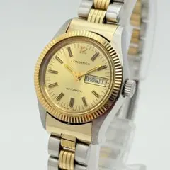 【稼働品】LONGINES ロンジン 自動巻き 腕時計 レディース デイデイトのサムネイル