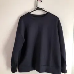 試着のみ　濃紺　トレーナー　L Lサイズ　XL モチモチ質感