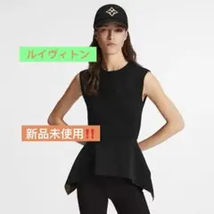 新品未使用！ルイヴィトンペプラムトップスブラックのサムネイル