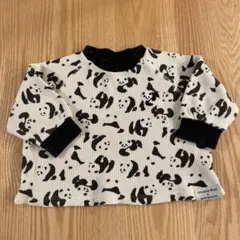 apres les cours パンダ　ワッフル　カットソー