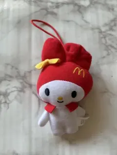 マクドマイメロディ ぬいぐるみ ストラップ付き☆