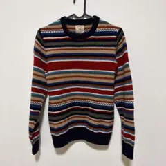 BOB多色ストライプ ニットセーター Mサイズ