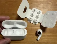 【除菌済】AirPods Pro 2 USB-C（左耳＋ケース＋未使用チップ）