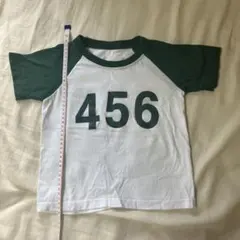 【美品】イカゲーム　Tシャツ 456 100 子供ハロウィン　コスプレ