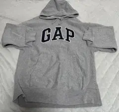 GAP ビックロゴ　パーカー　グレー　S フーディー