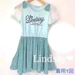 【値下げ】Lindsay❤︎ ナルミヤ インターナショナル ★ ワンピース M 夏のサムネイル