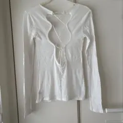 searoomlynn♡Soft sheerランダムRIB Cuffsトップス - メルカリ