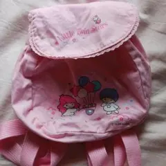 年代物 リトルツインスターズ ピンクリュック