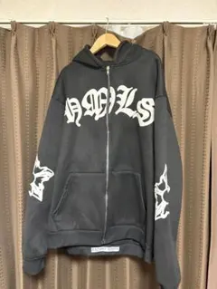 買うと7800円‼️radiant youthフード付きパーカー 黒 - メルカリ