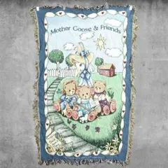 BNQZ テディベア ラグ マット ブランケット タペストリー 古着 ぬいぐるみ