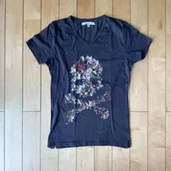rehacer レアセル定番フラワースカルTシャツビームスシップスナノユニバース