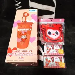 TWICE GiGO限定 プラタンブラー 収納付きエコバッグ　ジヒョ　ジブリー TWICE GiGO限定 プラタンブラー 収納付きエコバッグ ジヒョ ジブリー