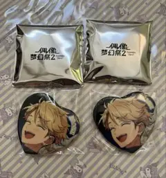 鳴上嵐 ハート缶バッジ trip