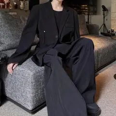 Slight Vogue wide multi button slacks - メルカリ