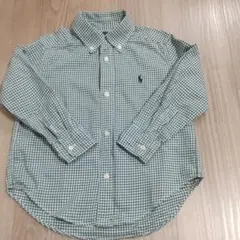 [ラルフローレン] 100cm ボタンダウン長袖シャツ