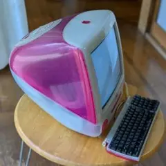 【ジャンク・通電確認済】iMac G3 ストロベリー キーボード セット