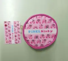 【新品未使用】星のカービィ PiXEL Kirby ラウンドポーチ　バンダイ