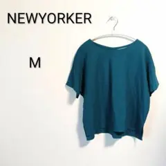 S1491 NEWYORKER 半袖 Tシャツ Mサイズ コットン レーヨンのサムネイル