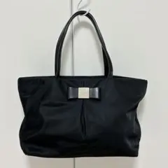 ケイトスペード リボンバッグ ブラック トートバッグ