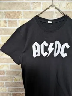 【大人気バンド】AC/DC　バンドTシャツ　黒　ブラック　半袖