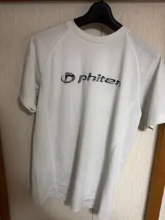phiten ホワイト シャツ ラグランスリーブ