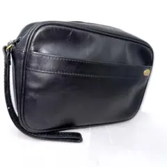 ✨良品✨dunhill ダンヒル レザー セカンドバッグ クラッチ ブラック