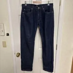 美品濃紺 A.P.C. ニュースタンダード セルビッチデニム 赤耳 W33