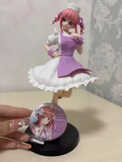 五等分の花嫁 中野二乃 フィギュア 缶バッジ セット まとめ売り
